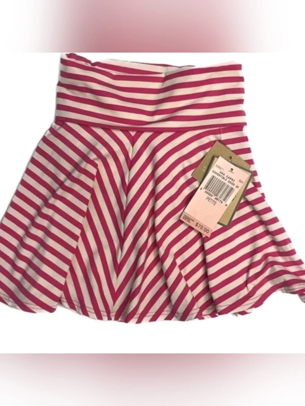 Juicy Couture Size Medium Girls Petite High Waisted Cover Up Skirt